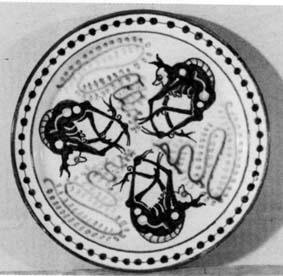Piatto, 1921-23, maiolica, diam mm 200