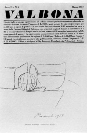 �Valbona�, anno II, n. 1, marzo 1958